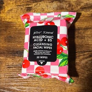 Betsey Johnson Cherry Pattern Cleansing Wipes